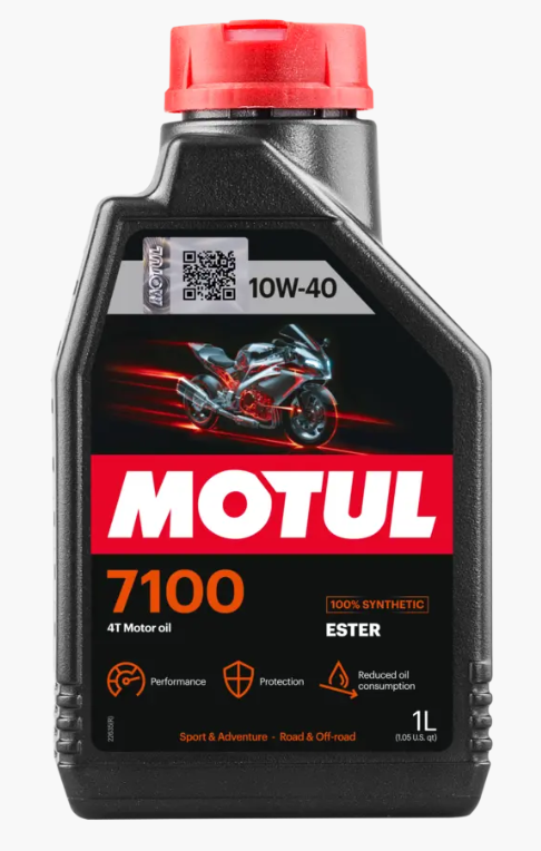Envase de aceite MOTUL MOTUL 7100 10W40 4T - QT 1LT grado 10W40 - Lubricentro Piloto